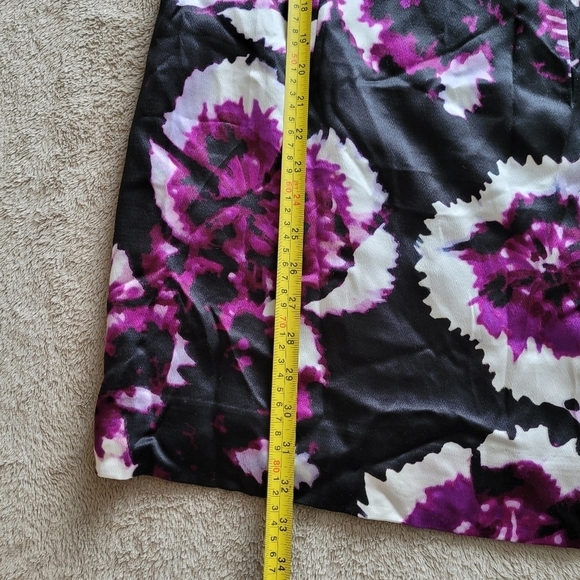 Anthropologie leifsdottir silk floral long sleeve shift dress size 6 - Picture 7 of 12